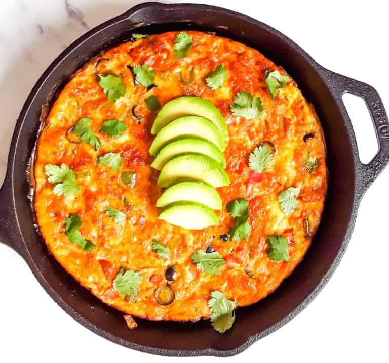 SOUTHWESTERN FRITTATA {WHOLE 30 + LOW CARB}