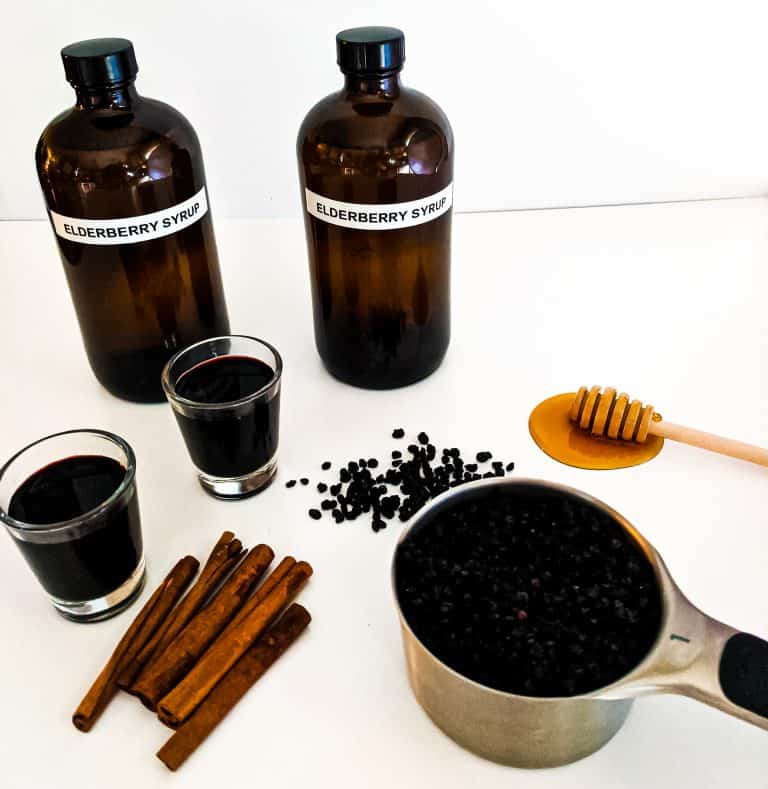 How to Make Homemade Elderberry Syrup
