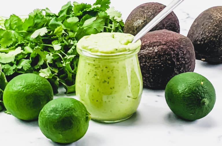 Creamy Avocado-Cilantro Lime Dressing (Dairy-Free)